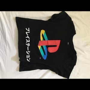 Play station crop top